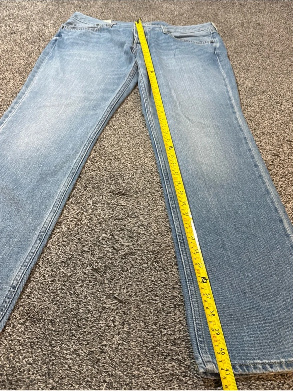 Hollister Slim Straight Light Wash Jeans Men 36x32